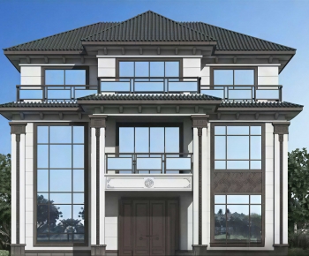 New Chinese Style Detached Villa-ID:752017972