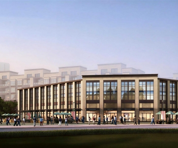 New Classical Style Commercial Street-ID:889662033
