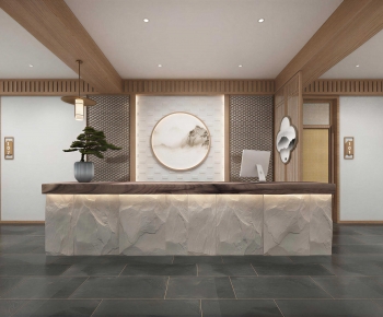 New Chinese Style Lobby Hall-ID:929344896