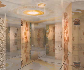 New Chinese Style Exhibition Hall-ID:252897985