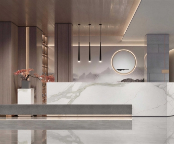 New Chinese Style Lobby Hall-ID:258163934