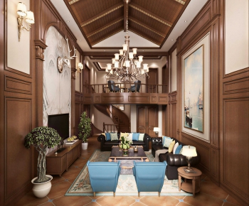 American Style A Living Room-ID:692610795