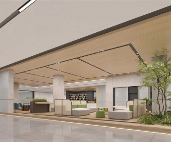 Modern Office Reception Desk-ID:702709918