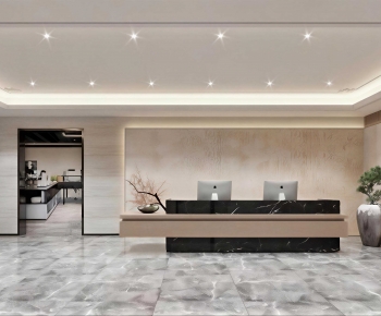 Modern Office Reception Desk-ID:957911974