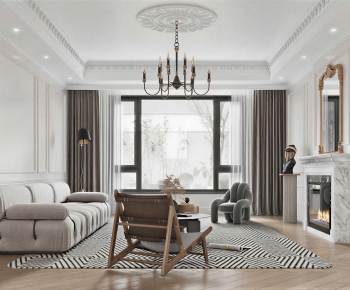 American Style A Living Room-ID:106279922