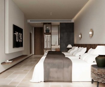 Wabi-sabi Style Guest Room-ID:837322959