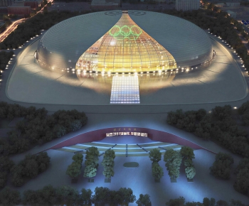 Modern Architectural Bird's-eye View Planning-ID:812762023