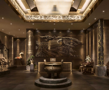 New Chinese Style Lobby Hall-ID:295690066