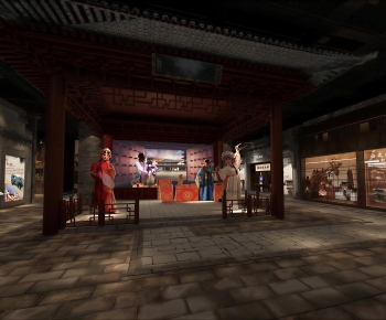 New Chinese Style Exhibition Hall-ID:804431925