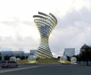 Modern Building Appearance-ID:689373975