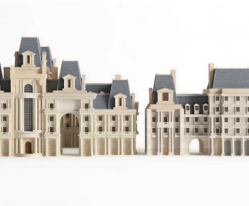 French Style Building Appearance-ID:814564946