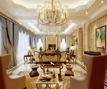 European Style A Living Room-ID:385611065