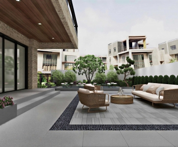 Modern Courtyard/landscape-ID:149777892