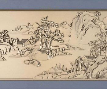 Chinese Style Wall Decoration-ID:608994963