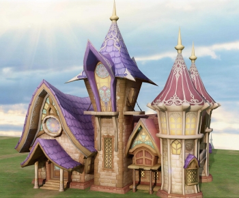 New Classical Style Cartoon House-ID:920470954