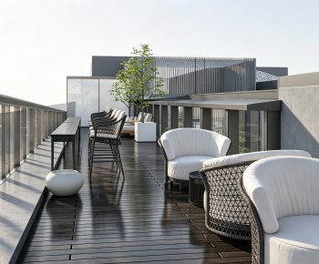 Modern Leisure Balcony-ID:300420051