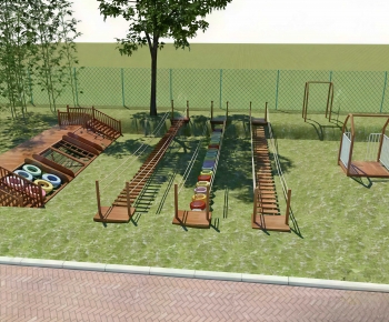 Modern Park Landscape-ID:449119093