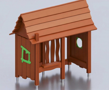 Modern Cartoon House-ID:915589394