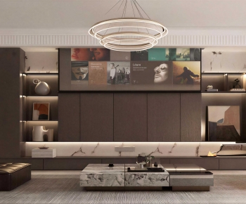 Modern A Living Room-ID:617411188