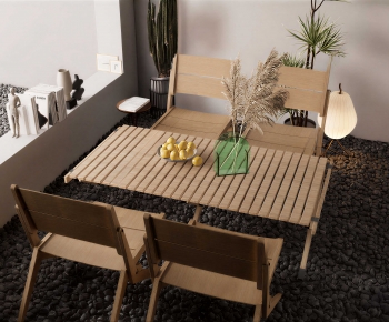 Modern Dining Table And Chairs-ID:613570937