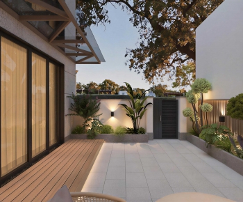 Modern Courtyard/landscape-ID:531255017