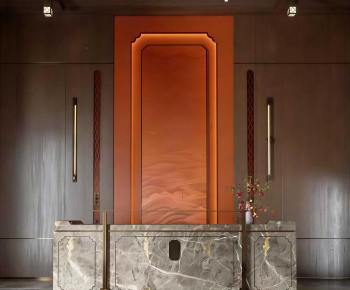 New Chinese Style Lobby Hall-ID:196465021