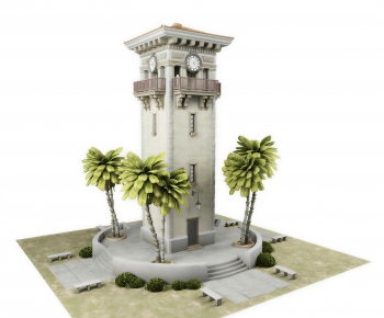 Mediterranean Style Building Appearance-ID:491950042
