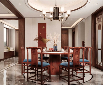 New Chinese Style Dining Room-ID:304840094