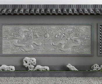 New Chinese Style Landscape Wall-ID:651613008