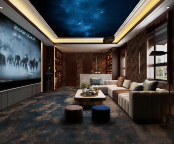 Modern Audiovisual Room-ID:177568918