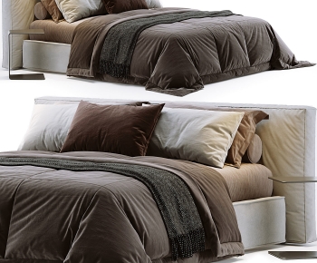 Modern Double Bed-ID:643644096