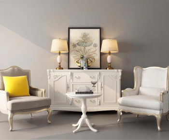 Simple European Style Single Sofa-ID:846009368