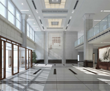 New Chinese Style Office Reception Desk-ID:481514936