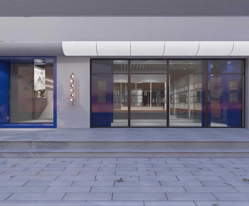 Modern Facade Element-ID:528294093