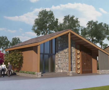 New Chinese Style Appearance Of Commercial Building-ID:449145086