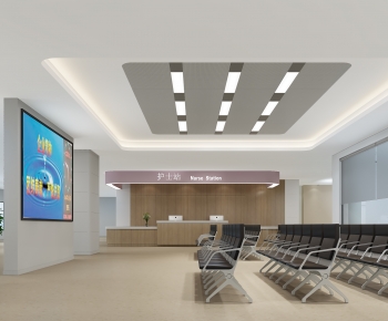 Modern Hospital Hall-ID:162906899