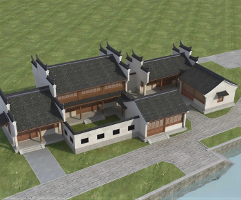 Chinese Style Residential Building-ID:853293908