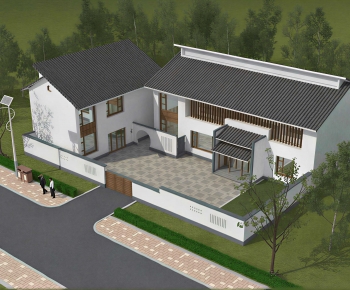 New Chinese Style Detached Villa-ID:602185968