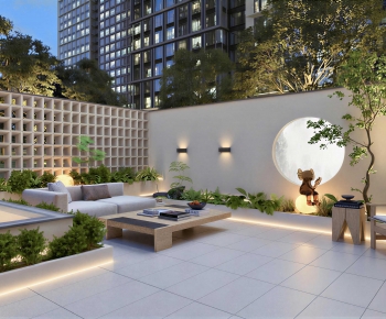 Modern Courtyard/landscape-ID:100710466
