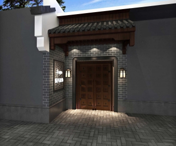 Chinese Style Facade Element-ID:400417096