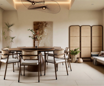 Wabi-sabi Style Dining Room-ID:367679698