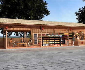 New Chinese Style Appearance Of Commercial Building-ID:835513115