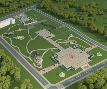 Modern Architectural Bird's-eye View Planning-ID:263571981
