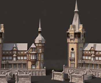 European Style Building Appearance-ID:955503943