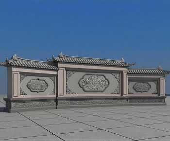Chinese Style Landscape Wall-ID:869527106
