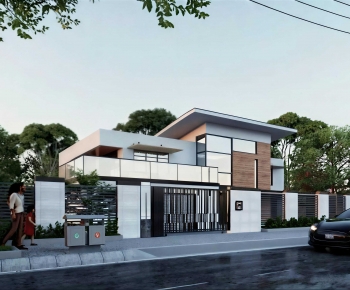 Modern Detached Villa-ID:664382932
