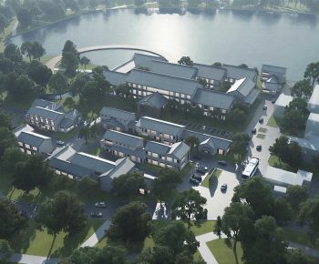 Chinese Style Architectural Bird's-eye View Planning-ID:813967948
