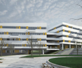 Modern Appearance Of Commercial Building-ID:482930909
