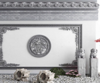 Chinese Style Landscape Wall-ID:973615889