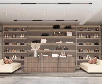 Modern Clothes Storage Area-ID:977498059